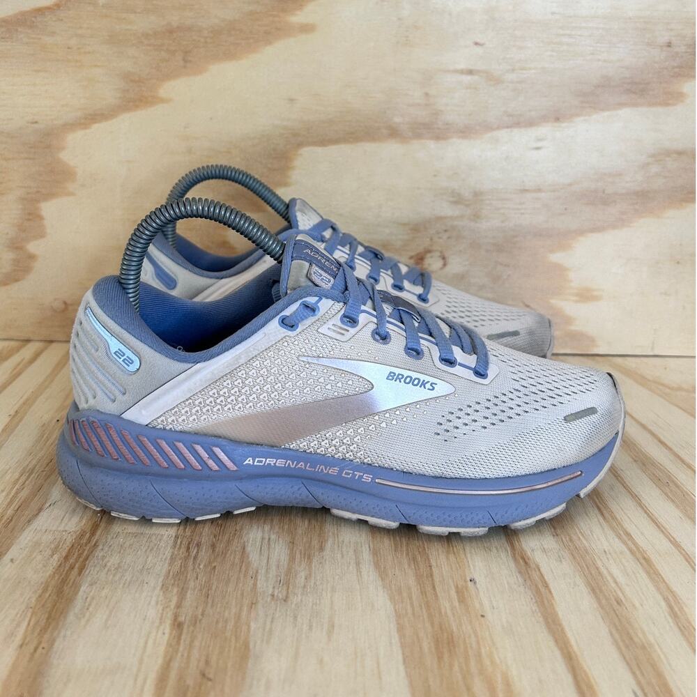Brooks -Adrenaline GTS 22 -Running Shoes -Gray/Blue -Women's - 7(B) -1203531B599